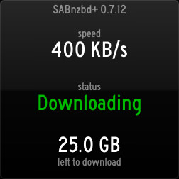 SABnzbd Info.