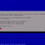 Debian - Confirm Partition