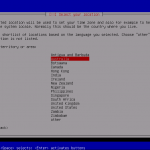 Debian - Country Selection