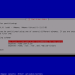 Debian - Partition Scheme