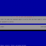 Debian - Root User Password Confirm