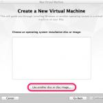 VMware Fusion - Use Another Disc
