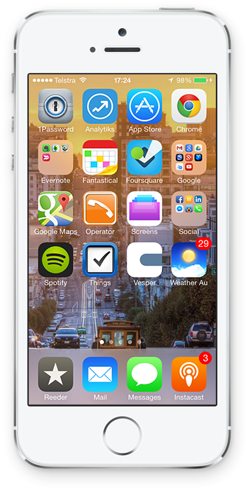 iPhone Home Screen